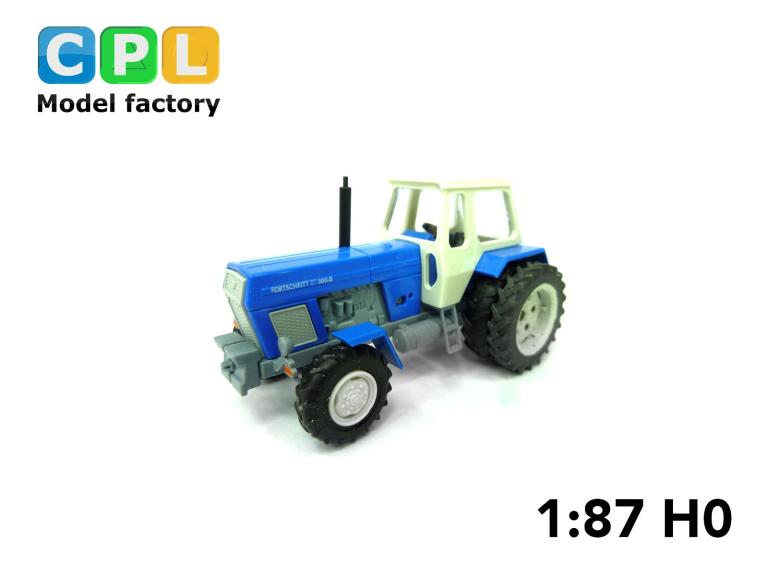 Traktor ZT 303 blau Doppelbereifung